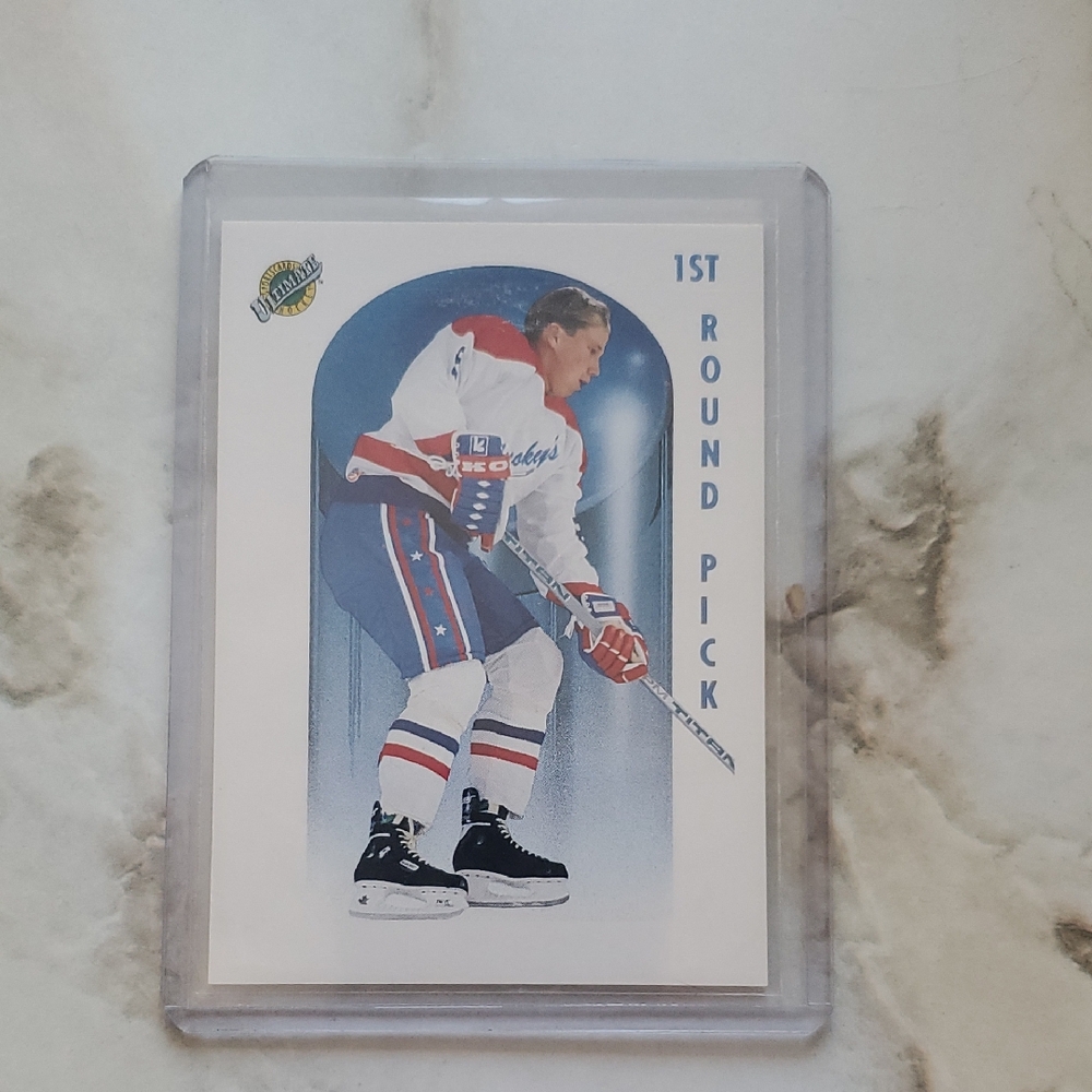 RARE Hockey Trading Card Peter Forsberg 1991